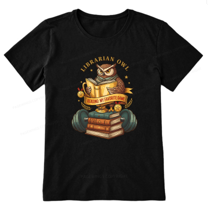 Pagewings Librarian Owl Unisex Classic T-shirt