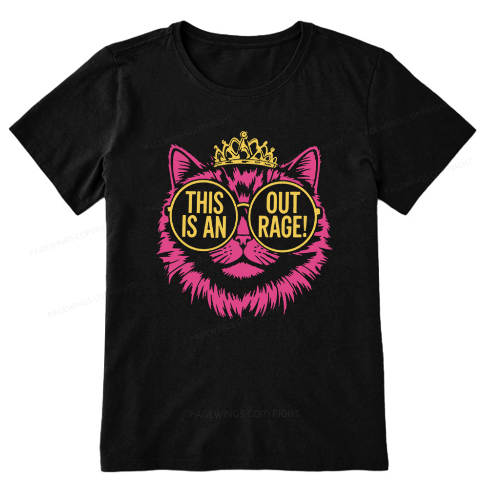 Pagewings This is an Outrage Unisex Classic T-shirt