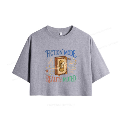 Pagewings Fiction Mode On Women Crop Tops