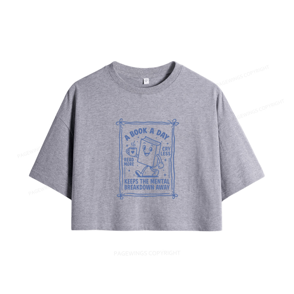Pagewings A Book A Day Women Crop Tops