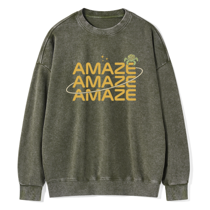 Pagewings Amaze Unisex Washed Sweatshirt