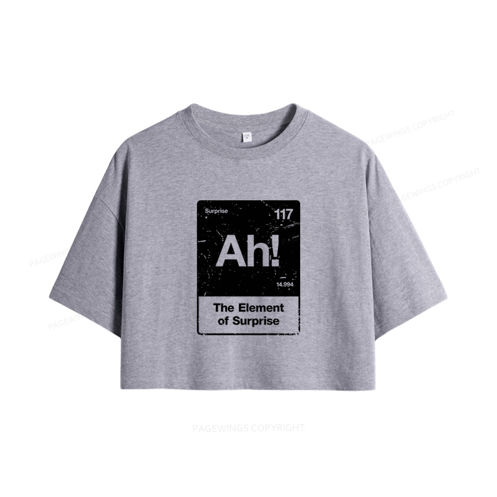 Pagewings The Element Of Surprise Women Crop Tops