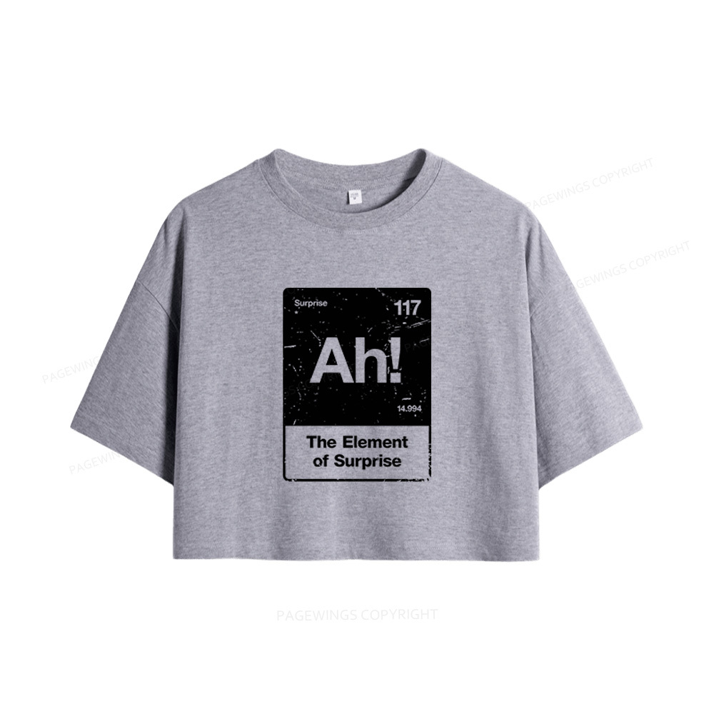 Pagewings The Element Of Surprise Women Crop Tops