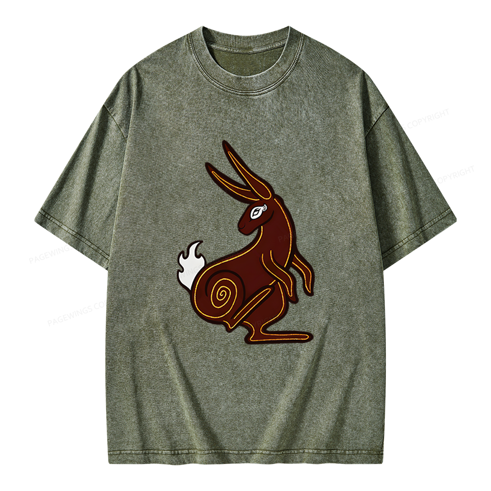 Pagewings Fantasy Books Lover Unisex Washed T-shirt