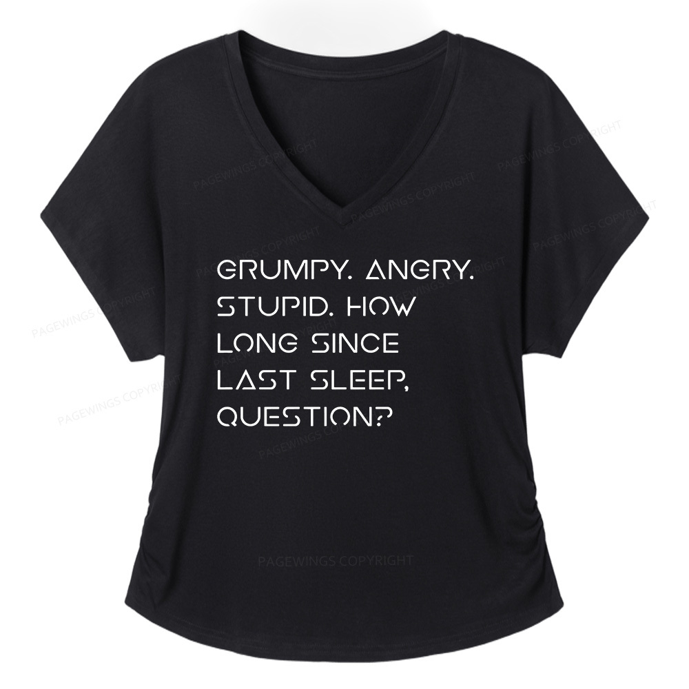 Pagewings Sci-Fi Soft Women's Modal V-neck T-shirt  