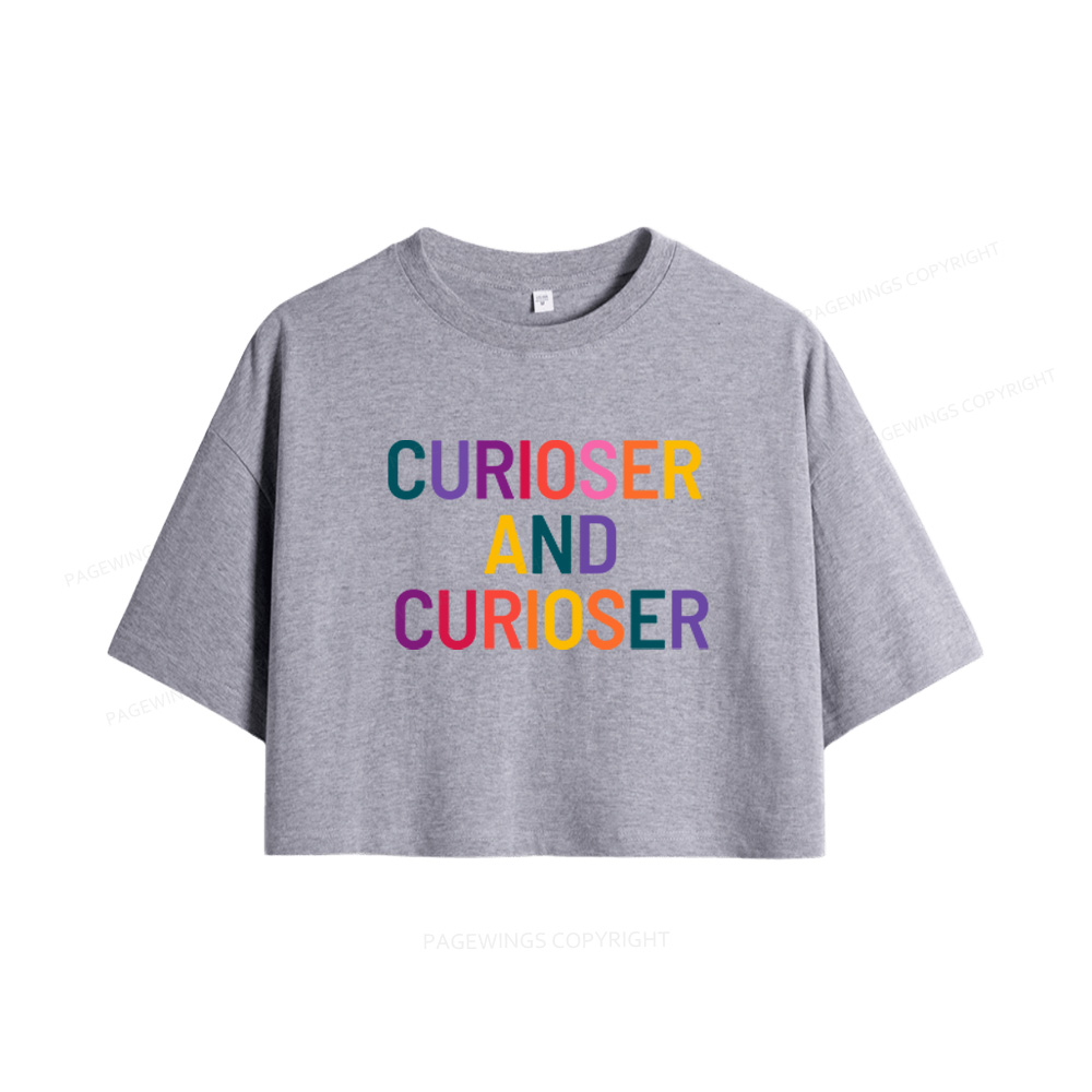Pagewings Curioser Women Crop Tops