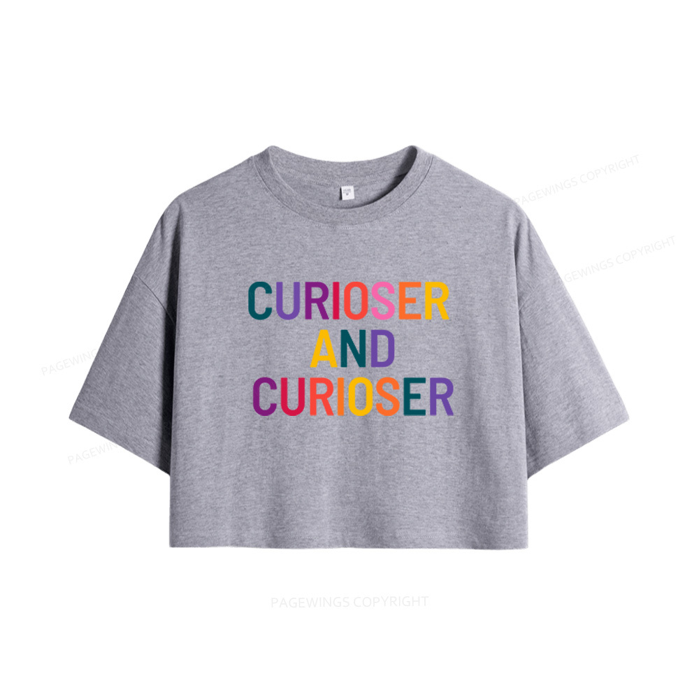 Pagewings Curioser Women Crop Tops