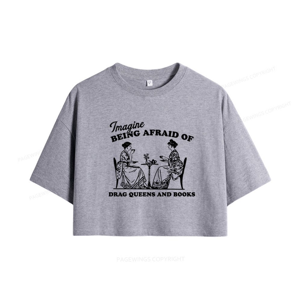 Pagewings Drag Queens Women Crop Tops