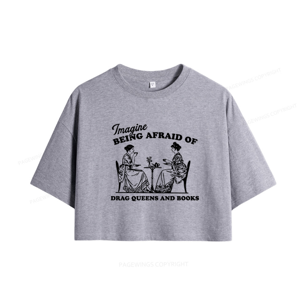 Pagewings Drag Queens Women Crop Tops