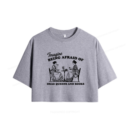 Pagewings Drag Queens Women Crop Tops