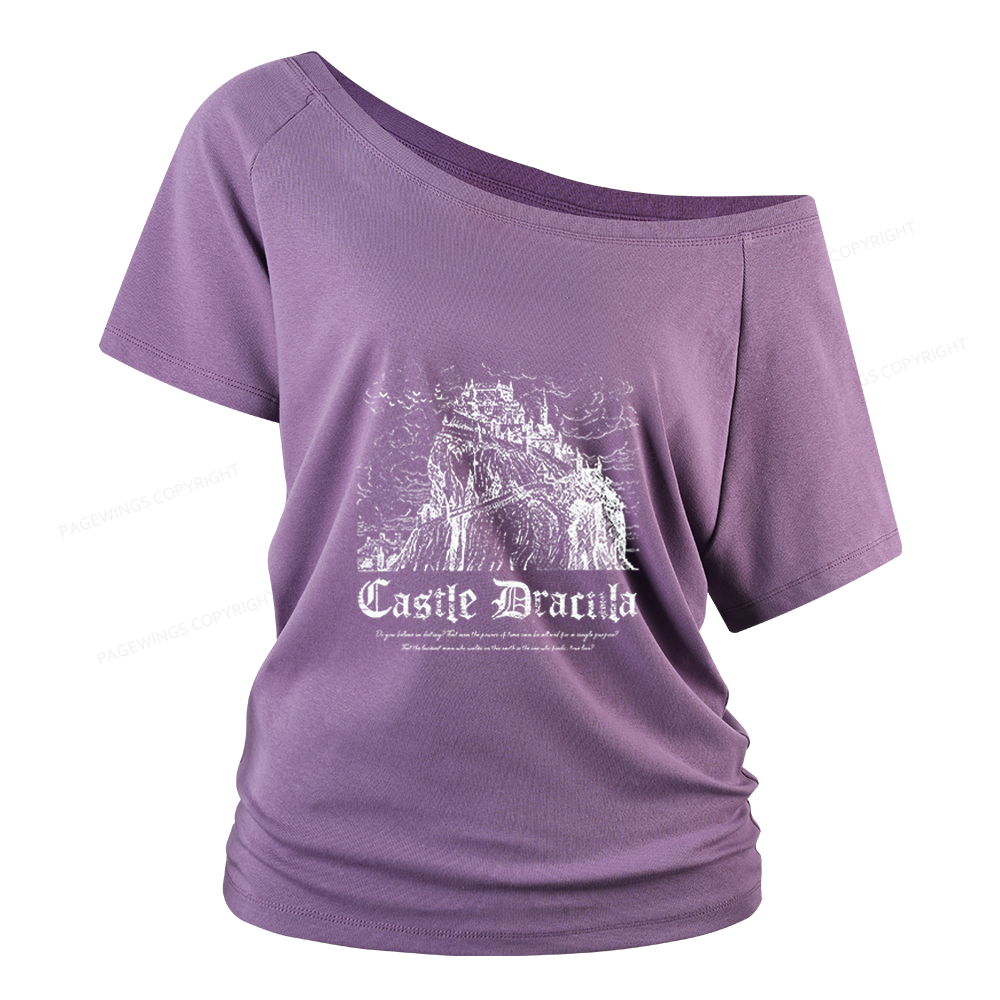 Pagewings Dark Romance Bookish Women Off Shoulder T-shirts