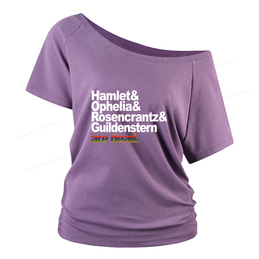 Pagewings Drama lovers Women Off Shoulder T-shirts