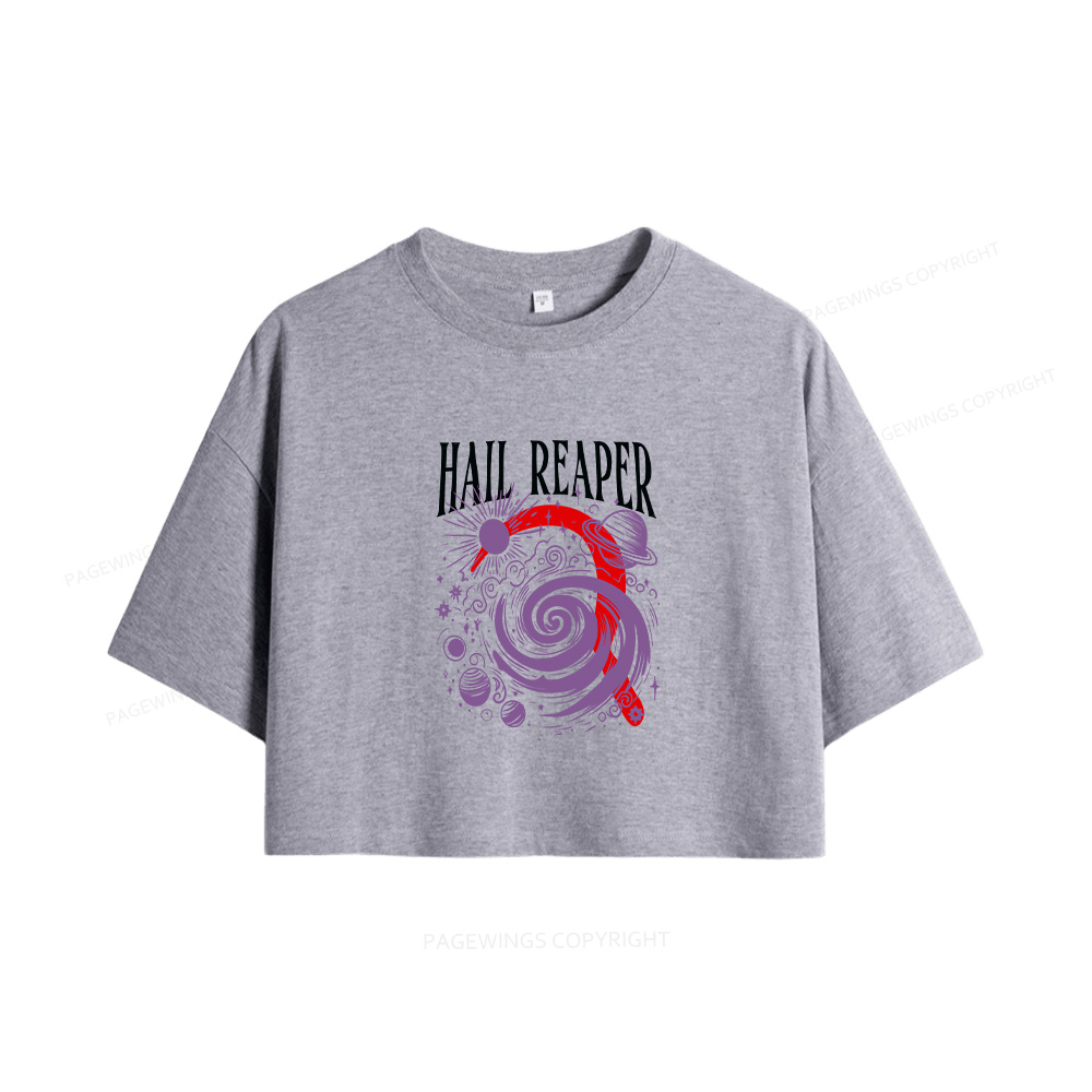 Pagewings Sci‑Fi Nerd Women Crop Tops