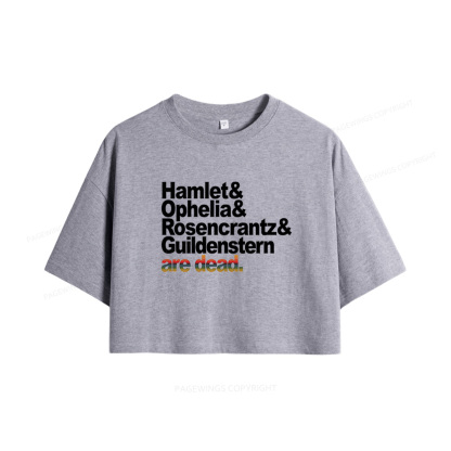 Pagewings Drama Lovers Women Crop Tops