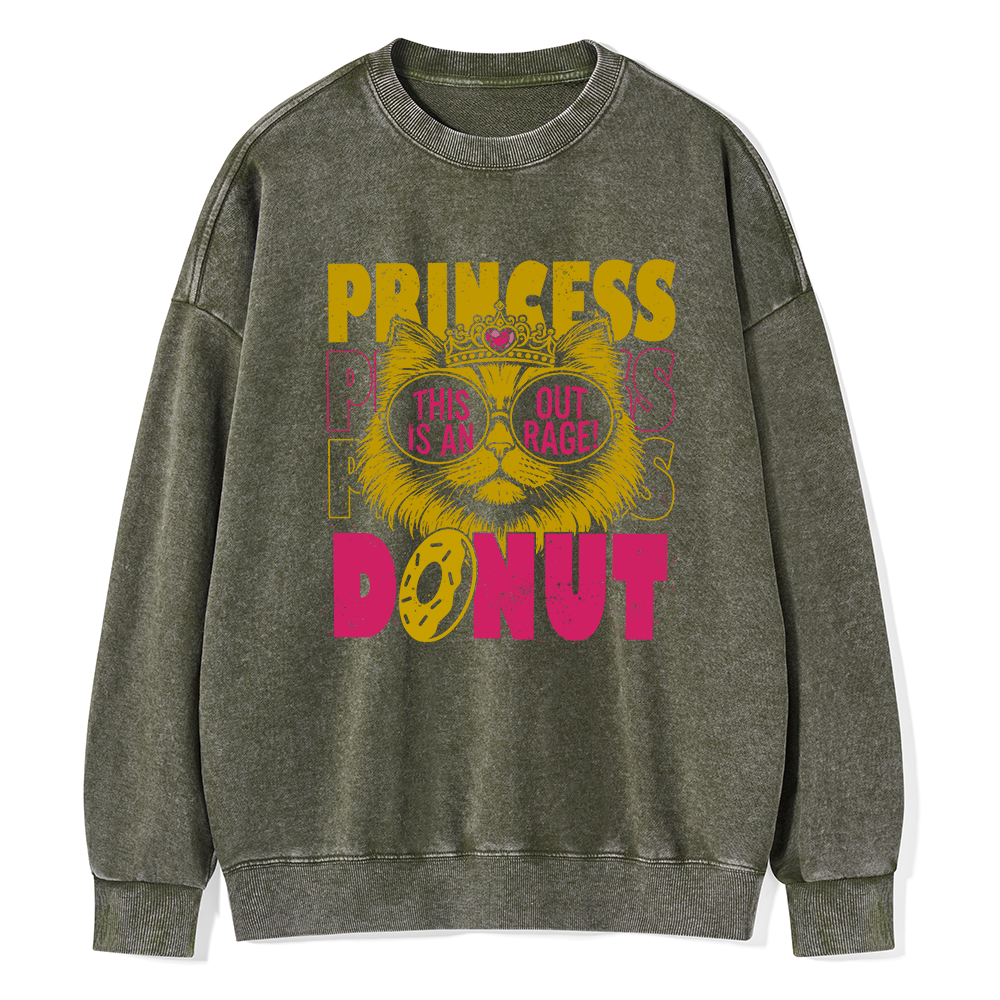 Pagewings This Is An Outrage Unisex Washed Sweatshirt