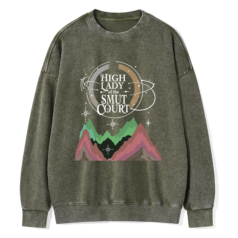 Pagewings Book Lovers Unisex Washed Sweatshirt