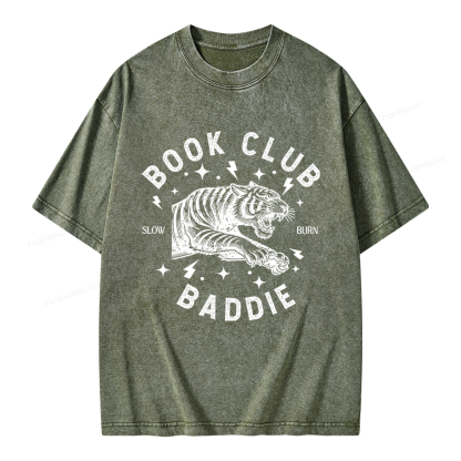 Pagewings Book Club Unisex Washed T-shirt
