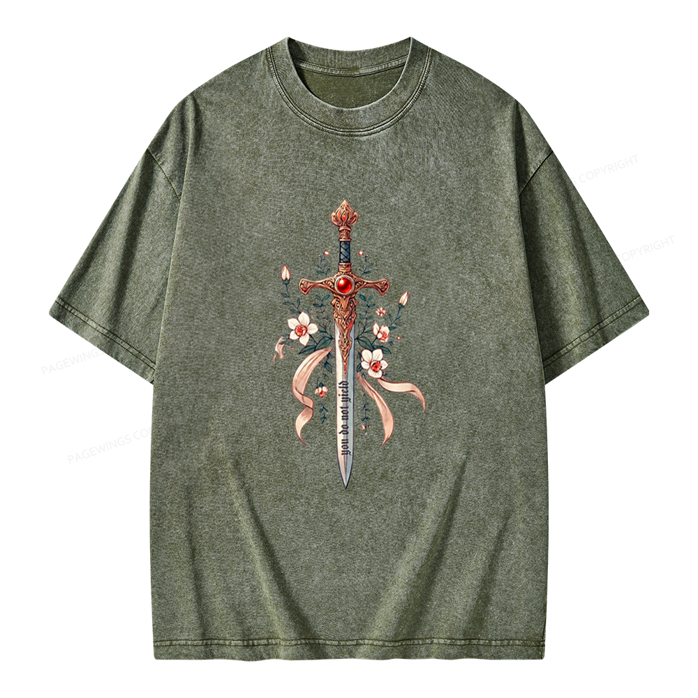 Pagewings You Do Not Yield Unisex Washed T-shirt