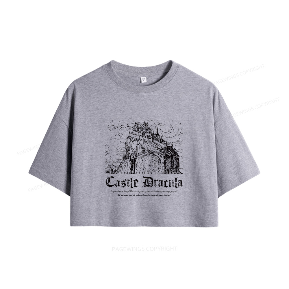 Pagewings Dark Romance Bookish Women Crop Tops