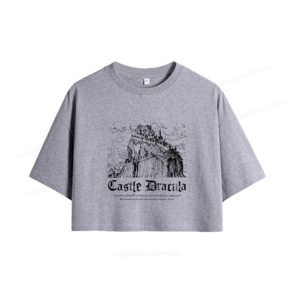 Pagewings Dark Romance Bookish Women Crop Tops