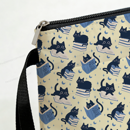 Pagewings Just A Cat Who Loves Reading Books Book Sleeve