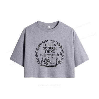 Pagewings No Such Thing Women Crop Tops