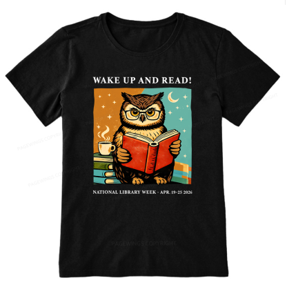 Pagewings Wake Up And Read Unisex Classic T-shirt