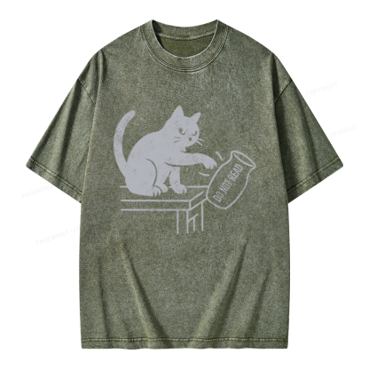 Pagewings Do Not Read Unisex Washed T-shirt