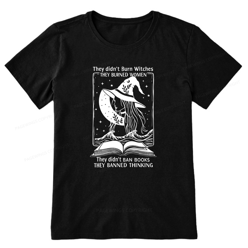 Pagewings They Banned Thinking Unisex Classic T-shirt