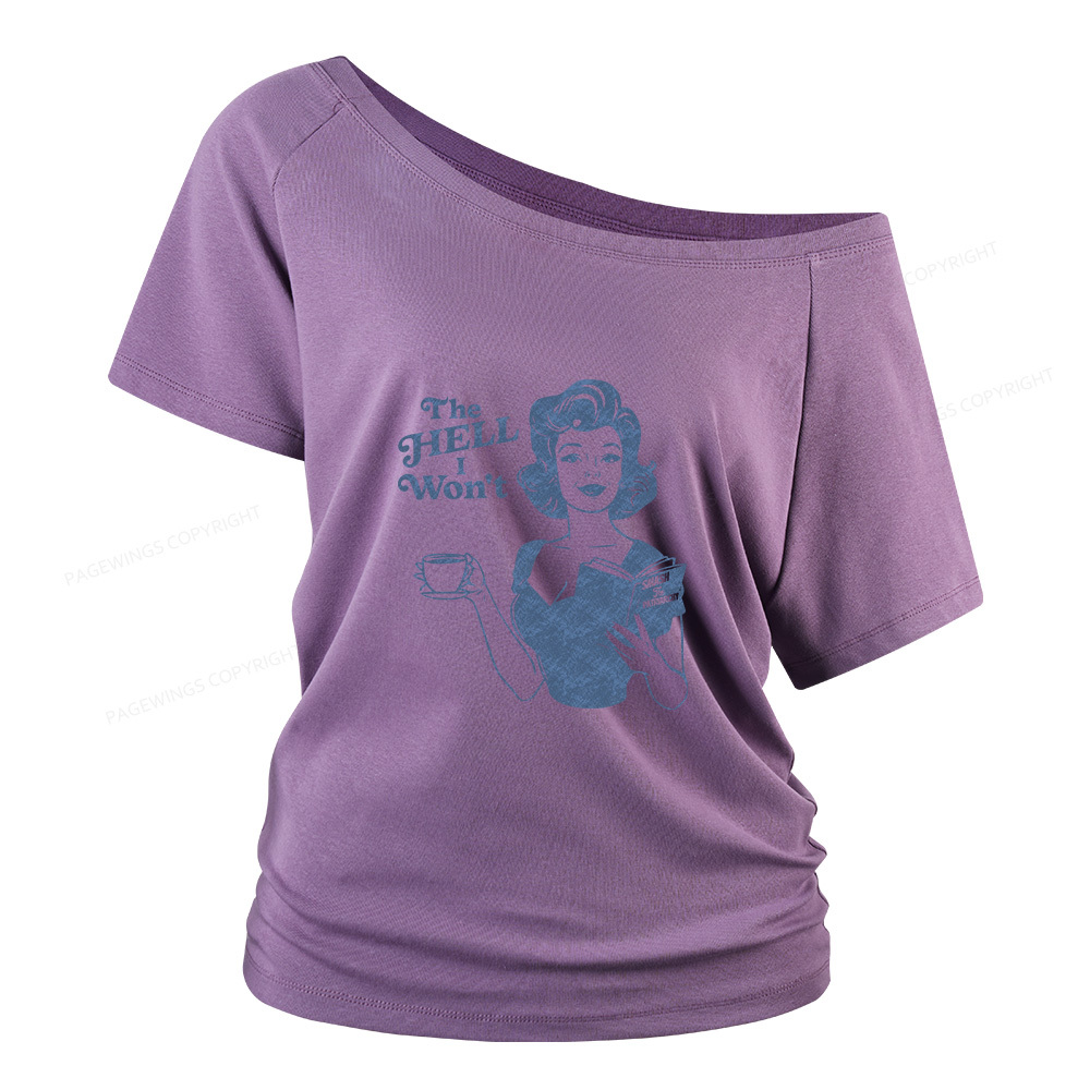 Pagewings Retro Women's Rights Women Off Shoulder T-shirts