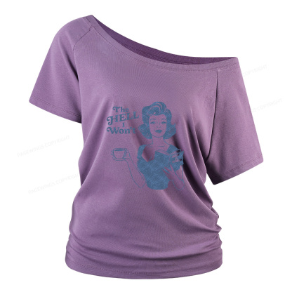 Pagewings Retro Women's Rights Women Off Shoulder T-shirts