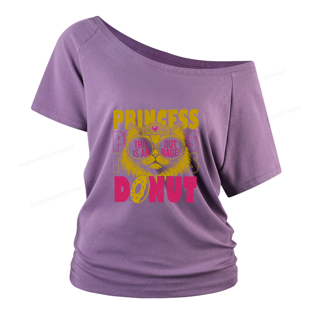 Pagewings This Is An Outrage Women Off Shoulder T-shirts