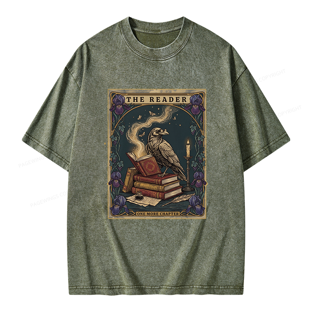Pagewings One More Chapter Unisex Washed T-shirt