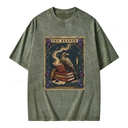 Pagewings One More Chapter Unisex Washed T-shirt