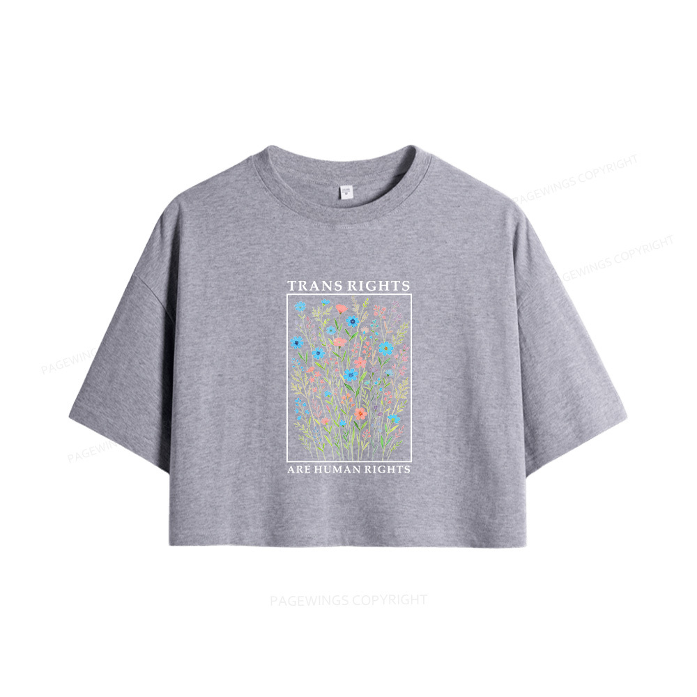 Pagewings Literacy And Justice For All Women Crop Tops