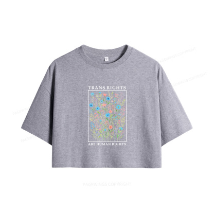 Pagewings Literacy And Justice For All Women Crop Tops