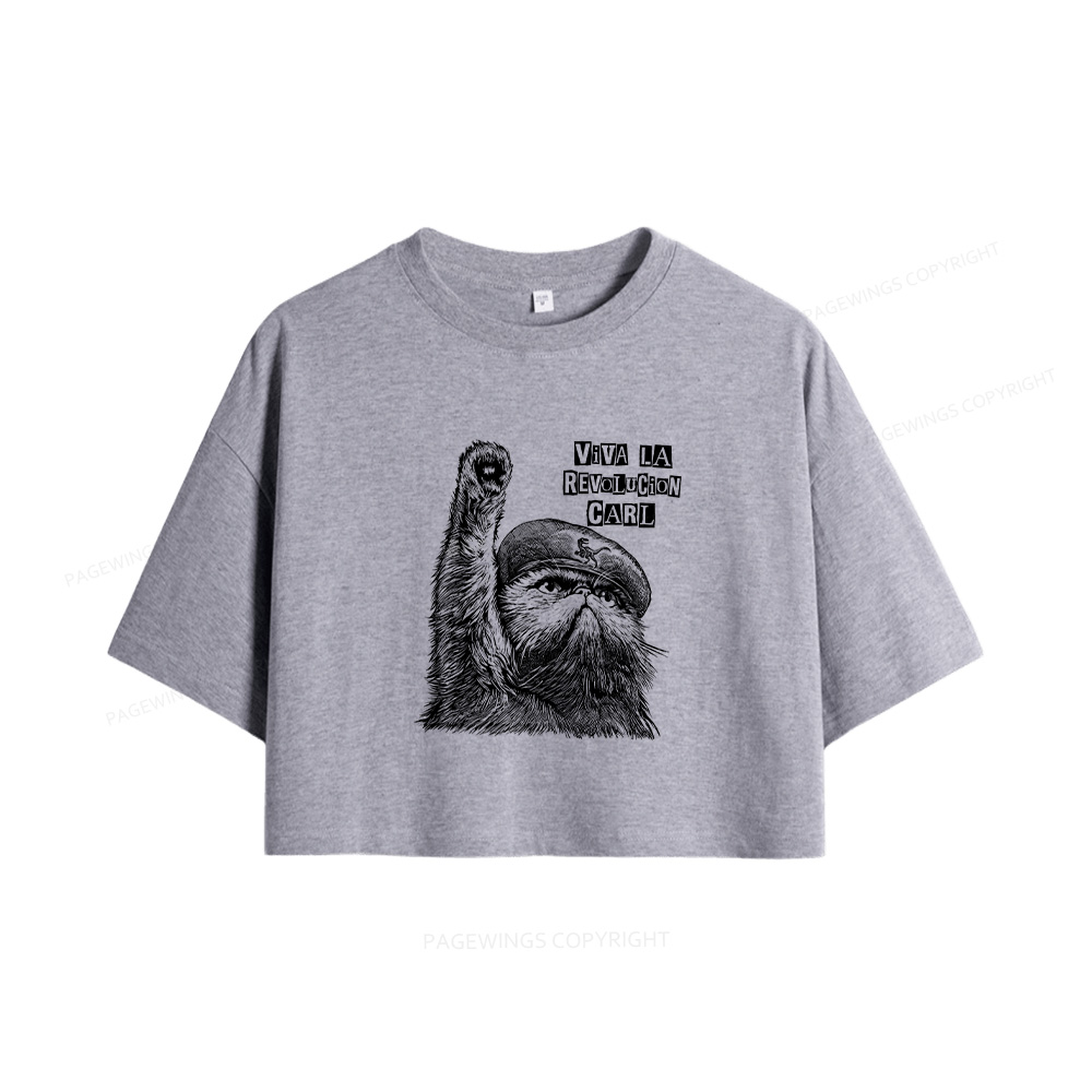 Pagewings Sci-Fi Book Lover Women Crop Tops