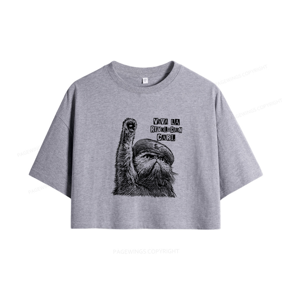 Pagewings Sci-Fi Book Lover Women Crop Tops