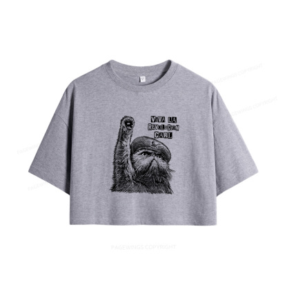 Pagewings Sci-Fi Book Lover Women Crop Tops