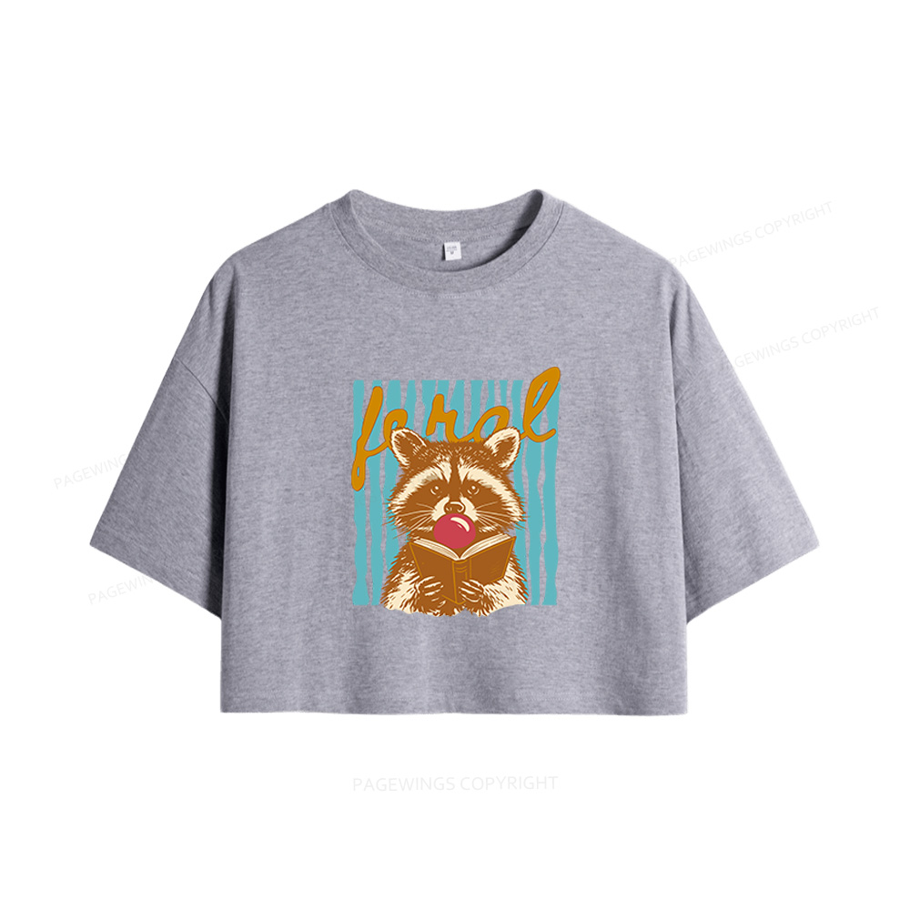 Pagewings Feral Girl Summer Women Crop Tops
