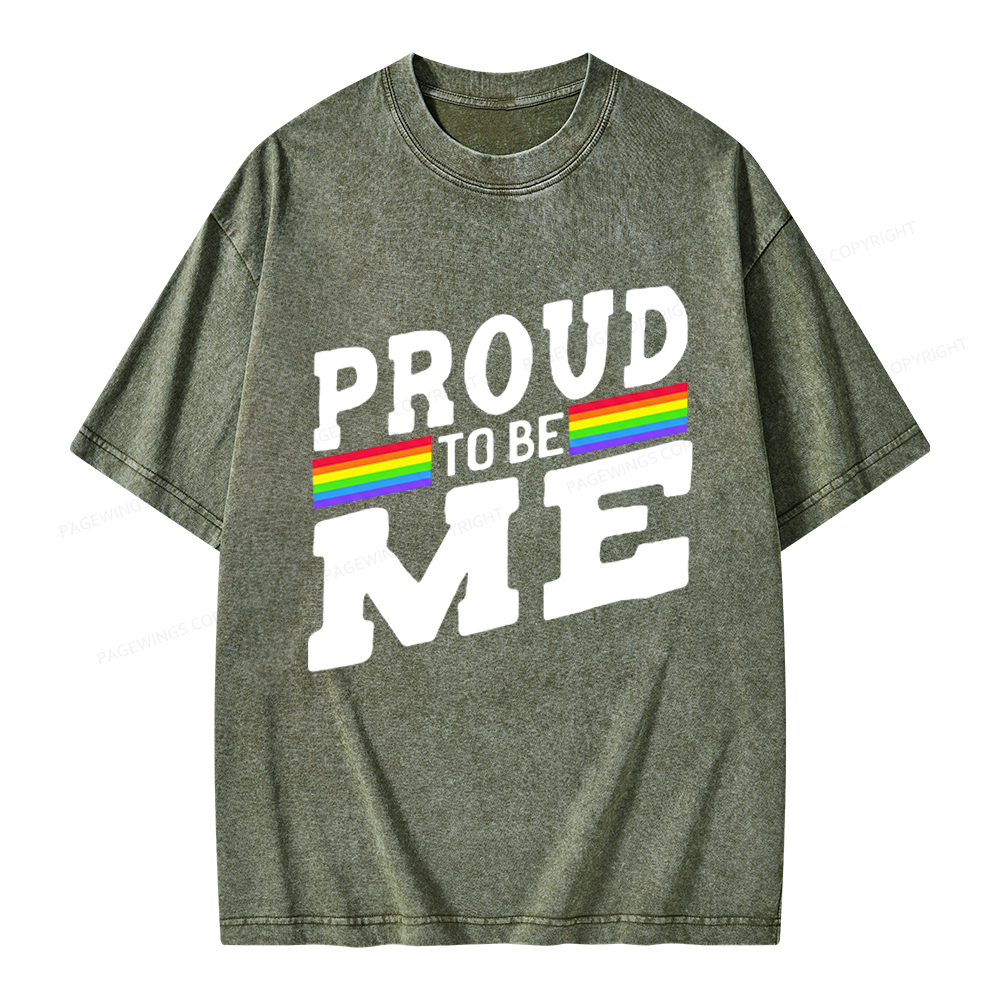 Pagewings Proud to Read Unisex Washed T-shirt