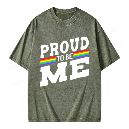 Pagewings Proud to Read Unisex Washed T-shirt