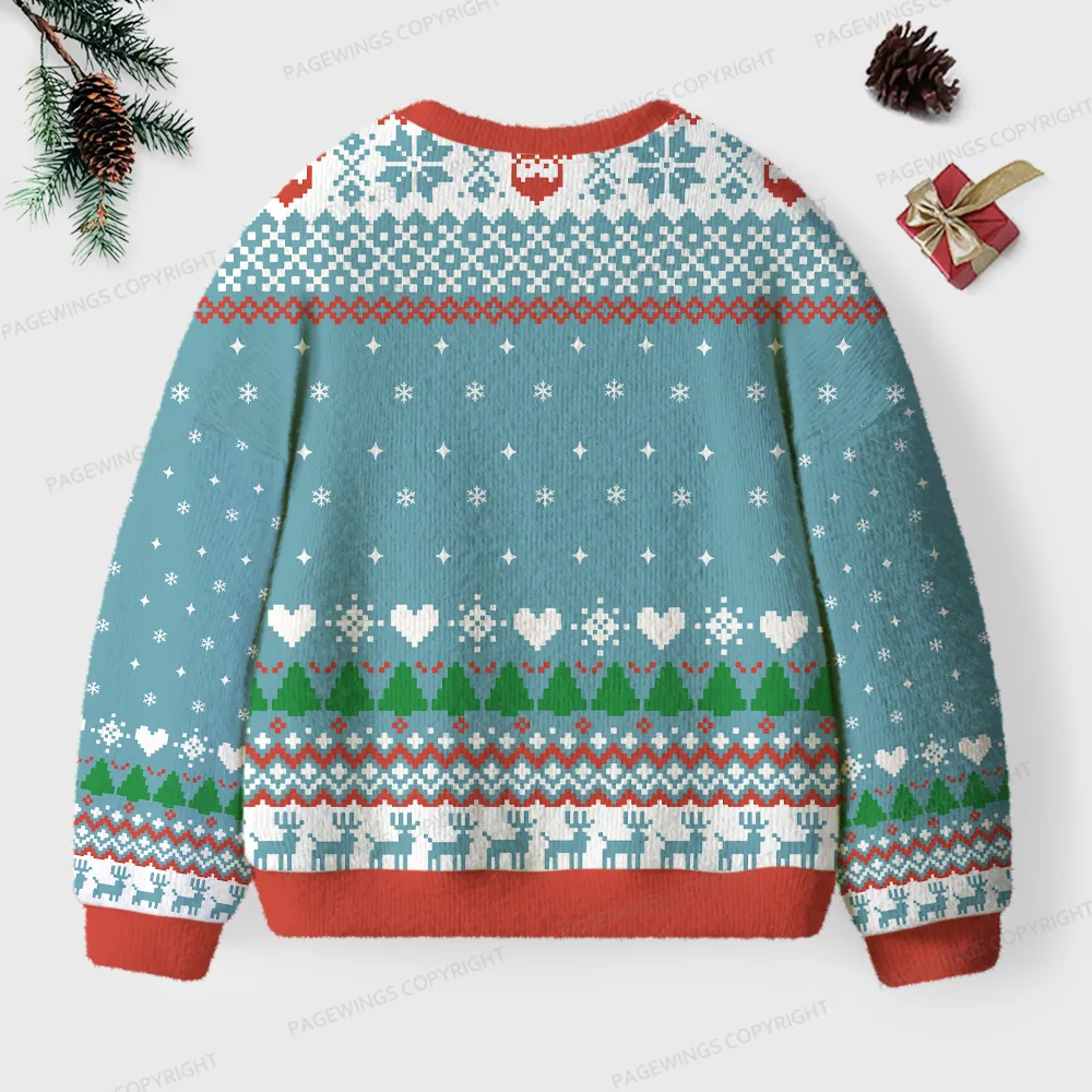 Pagewings Silly Goose Book Club Unisex Ugly Knit Sweatshirt