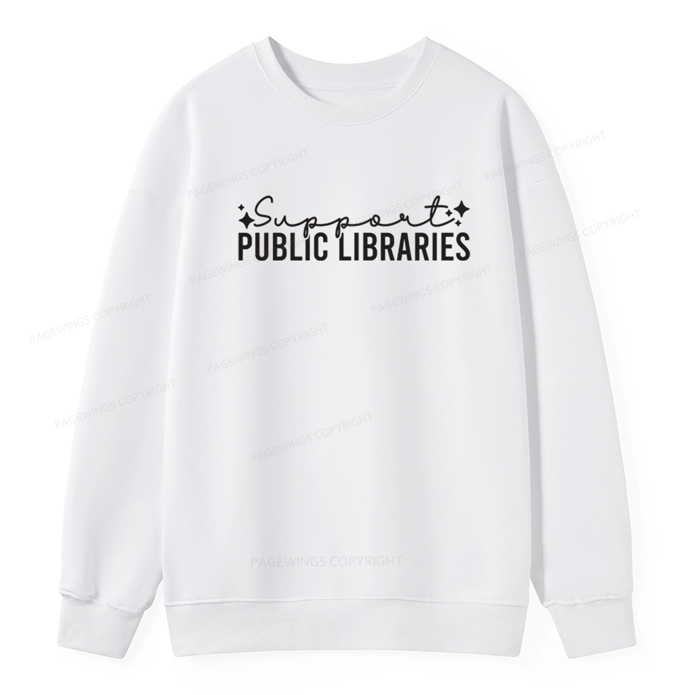 Pagewings Public Libraries Unisex Classic Sweatshirt