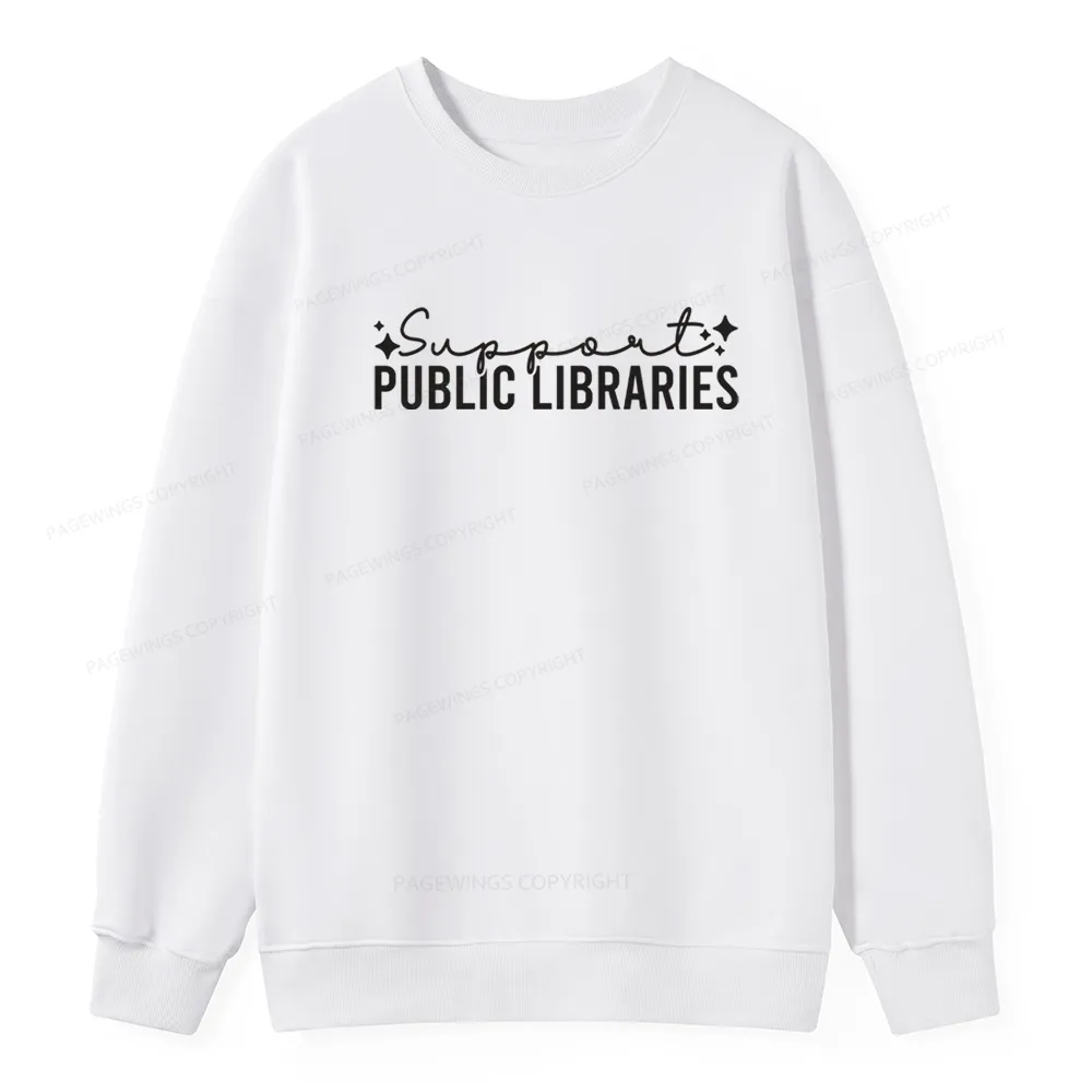 Pagewings Public Libraries Unisex Classic Sweatshirt
