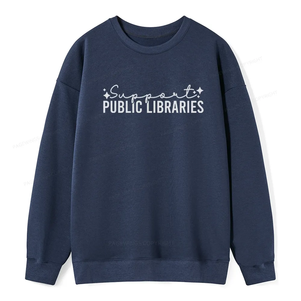 Pagewings Public Libraries Unisex Classic Sweatshirt