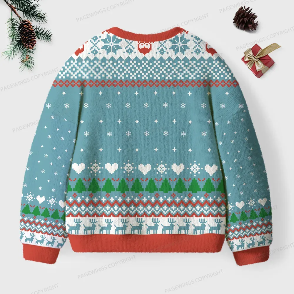 Pagewings Silly Goose Book Club Unisex Ugly Knit Sweatshirt
