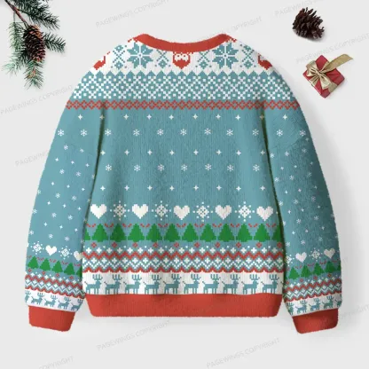 Pagewings Silly Goose Book Club Unisex Ugly Knit Sweatshirt