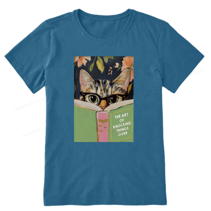 Pagewings Cat Reading Unisex Classic T-shirt