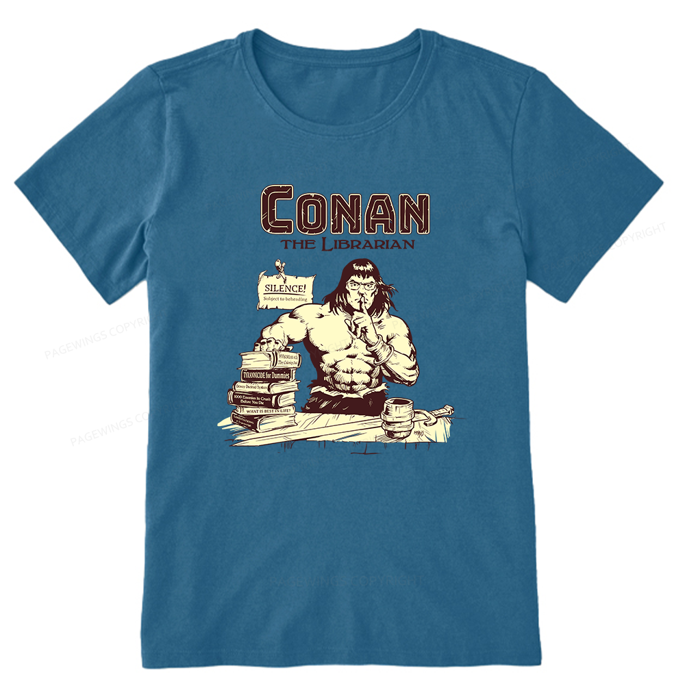 Pagewings Conan The Librarian Unisex Classic T-shirt